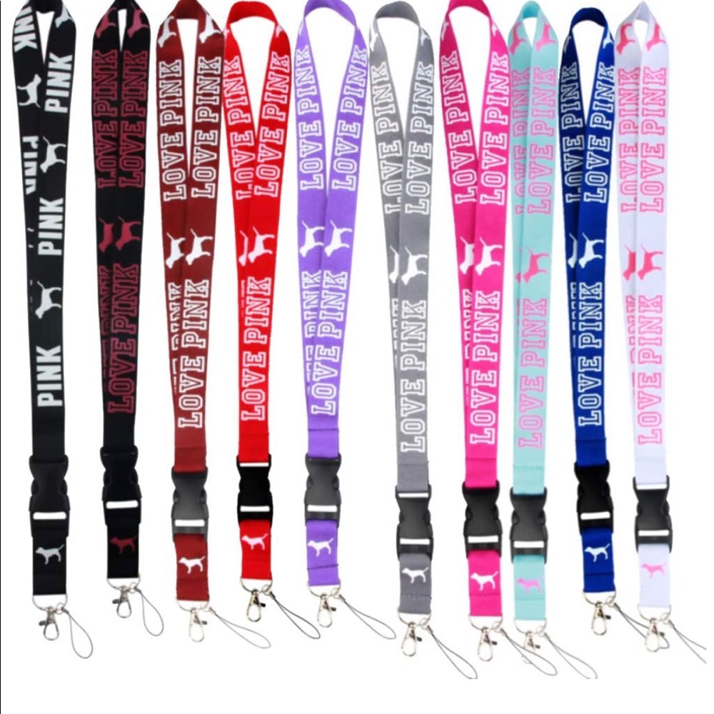 PINK Lanyard Strap for Keys